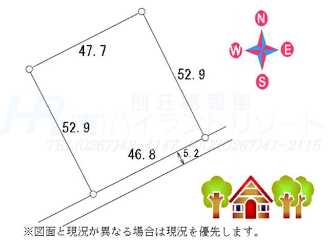 Compartment figure. Land price 100 million 48.8 million yen, Land area 2,512 sq m compartment view