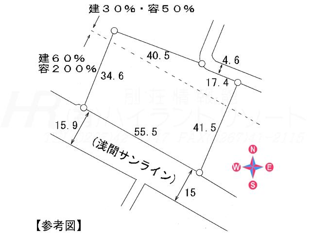 Compartment figure. Land price 25 million yen, Land area 2,267 sq m compartment view