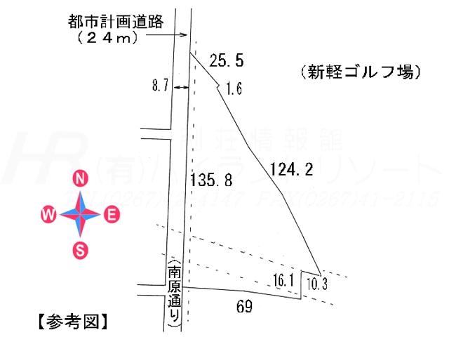 Compartment figure. Land price 350 million yen, Land area 6,039.79 sq m compartment view
