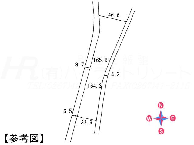 Compartment figure. Land price 29,800,000 yen, Land area 4,891 sq m compartment view