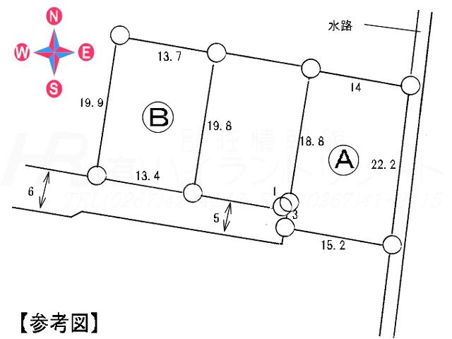 Compartment figure. Land price 15.8 million yen, Land area 325 sq m compartment view