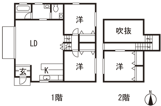 Floor plan. 21 million yen, 3LDK, Land area 607 sq m , Building area 106.82 sq m