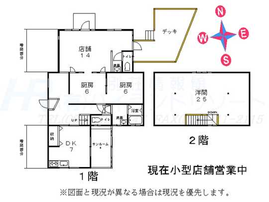 Floor plan. 27,800,000 yen, 1LDK + S (storeroom), Land area 303 sq m , Building area 128.87 sq m floor plan
