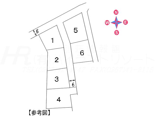 Compartment figure. Land price 11.3 million yen, Land area 341.67 sq m compartment view