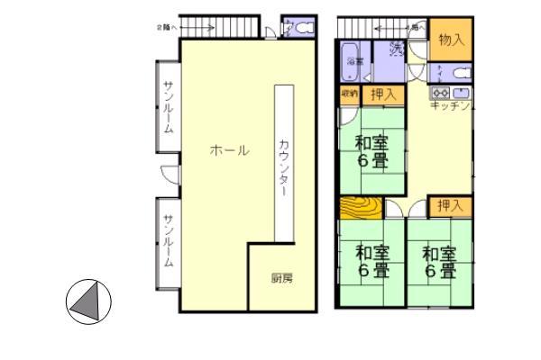 Floor plan. 29,800,000 yen, 3DK, Land area 98.53 sq m , Building area 129.03 sq m