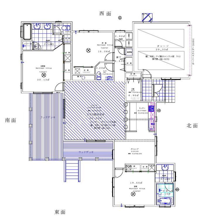 Floor plan. 65 million yen, 3LDK, Land area 1,046.24 sq m , Building area 176.06 sq m