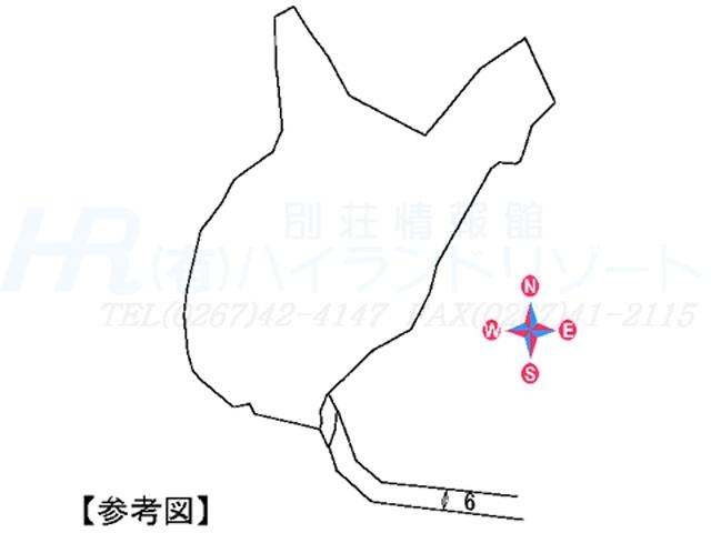 Compartment figure. Land price 61,800,000 yen, Land area 6,488 sq m compartment view