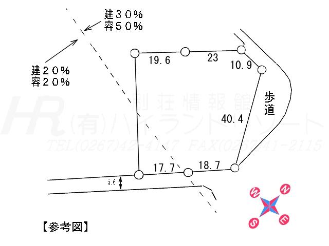 Compartment figure. Land price 100 million yen, Land area 2,201.71 sq m compartment view