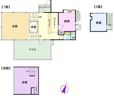 Floor plan. 19,800,000 yen, 1LDK, Land area 735.25 sq m , Building area 83.17 sq m