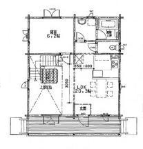 Floor plan. 35 million yen, 3LDK, Land area 605 sq m , First floor plan view building area 100.59 sq m