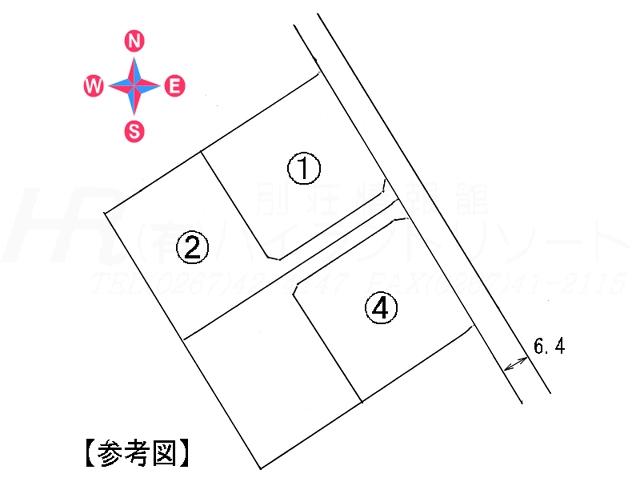 Compartment figure. Land price 13.8 million yen, 1,000 sq m compartment view land area