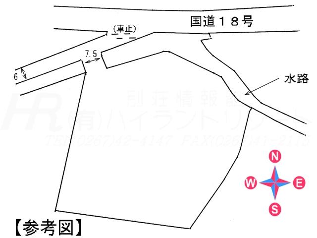 Compartment figure. Land price 74,620,000 yen, Land area 3,508 sq m compartment view