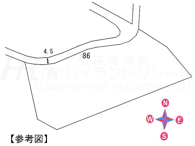 Compartment figure. Land price 120 million yen, Land area 4,274 sq m compartment view