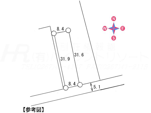 Compartment figure. Land price 16 million yen, Land area 268.34 sq m compartment view