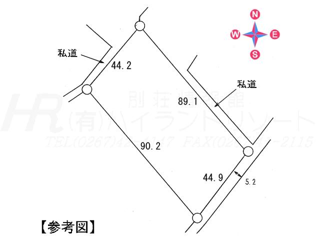 Compartment figure. Land price 500 million 72,410,000 yen, Land area 4,205.05 sq m compartment view