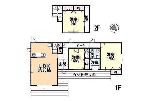 Floor plan. 37 million yen, 3LDK, Land area 426.51 sq m , Building area 111.37 sq m