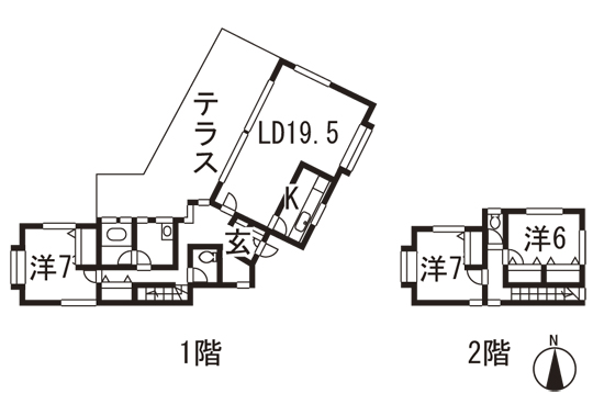 Floor plan. 25 million yen, 3LDK, Land area 1,017.96 sq m , Building area 120.73 sq m floor plan