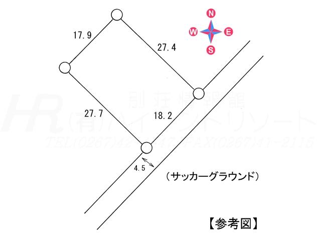 Compartment figure. Land price 6 million yen, Land area 502 sq m compartment view