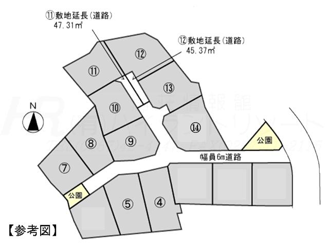 Compartment figure. Land price 13.2 million yen, Land area 347.26 sq m compartment view