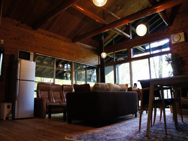 Living. Flooring has been re-covered in solid wood, Fluffy greets fresh tree smell of Once in the room.