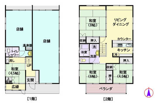Floor plan. 16.5 million yen, 4LDK + 2S (storeroom), Land area 356.21 sq m , Building area 154.48 sq m