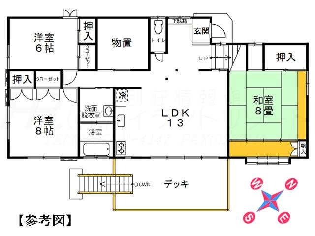 Floor plan. 48,500,000 yen, 3LDK + S (storeroom), Land area 1,220.04 sq m , Building area 109.51 sq m floor plan