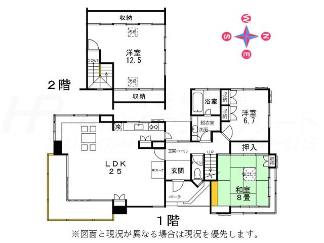 Floor plan. 61,500,000 yen, 3LDK, Land area 998 sq m , Building area 120.02 sq m floor plan