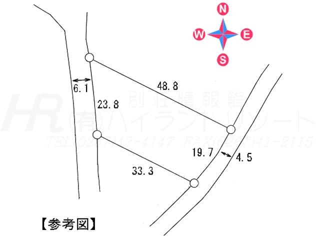 Compartment figure. Land price 17 million yen, Land area 798 sq m compartment view