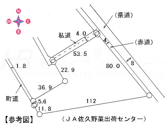 Compartment figure. Land price 48 million yen, Land area 5,347 sq m compartment view