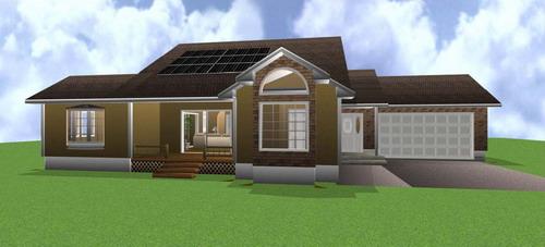 Rendering (appearance). The interior is 3LDK one-story luxury type of luxury specification.