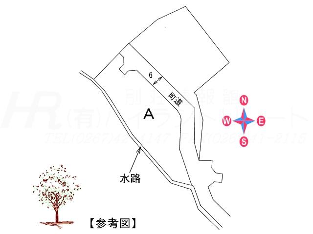 Compartment figure. Land price 23.8 million yen, Land area 1,056 sq m compartment view