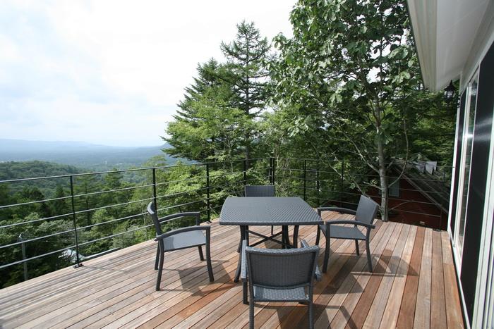 Balcony. Wood deck, which is attached to the living room