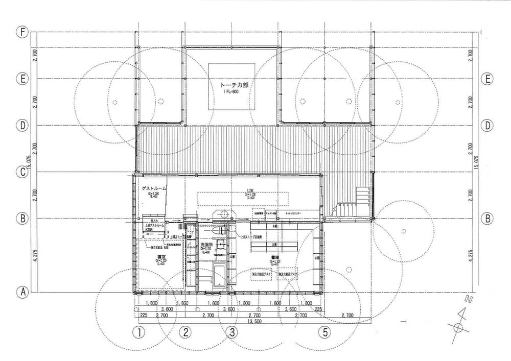 Floor plan. 49,800,000 yen, 2LDK, Land area 1,338.26 sq m , Building area 147.91 sq m 1F