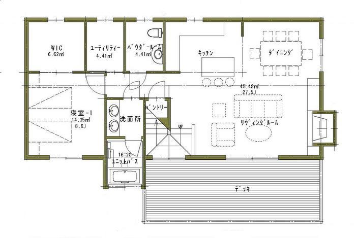 Floor plan. 49,800,000 yen, 3LDK, Land area 981 sq m , Building area 173.9 sq m 1 floor plan view