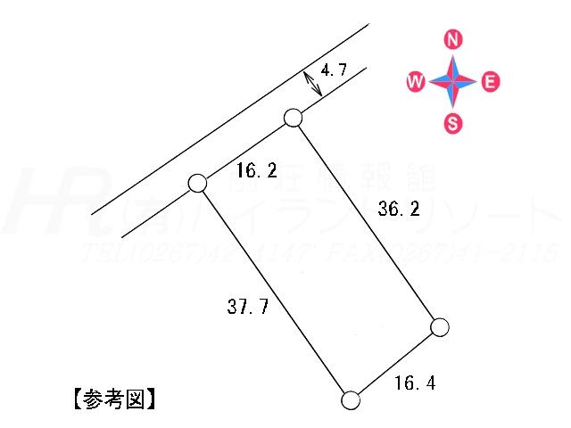 Compartment figure. Land price 35 million yen, Land area 648 sq m compartment view