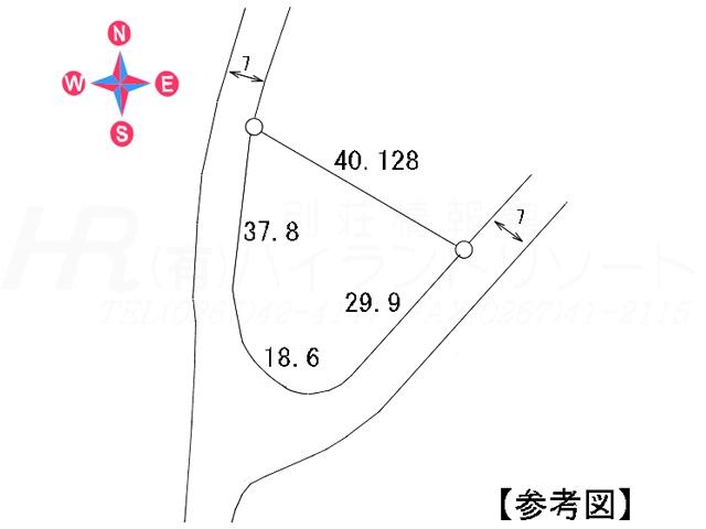 Compartment figure. Land price 18,800,000 yen, Land area 978 sq m compartment view