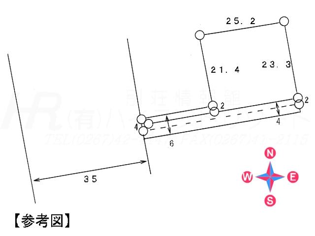 Compartment figure. Land price 45 million yen, Land area 768 sq m compartment view