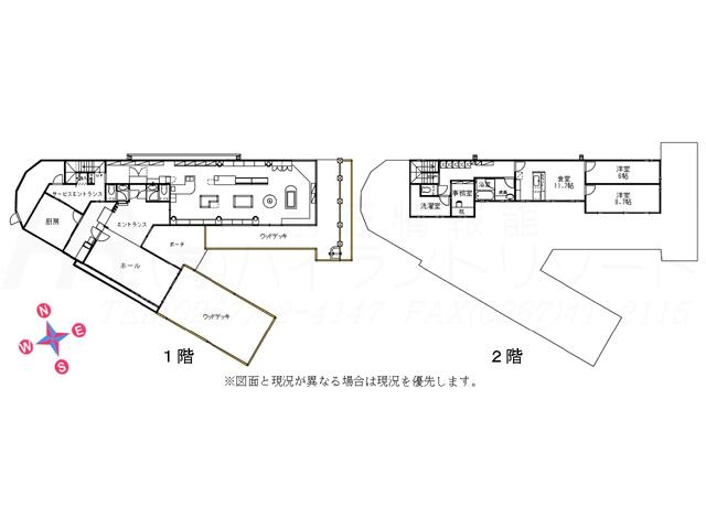 Floor plan. 198 million yen, 3LDK, Land area 1,027.38 sq m , Building area 253.44 sq m floor plan