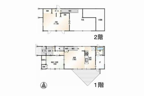 Floor plan. 31 million yen, 2LDK, Land area 855 sq m , Building area 82.8 sq m