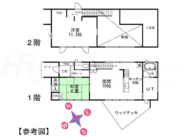 Floor plan. 31 million yen, 2LDK, Land area 855 sq m , Building area 82.8 sq m floor plan