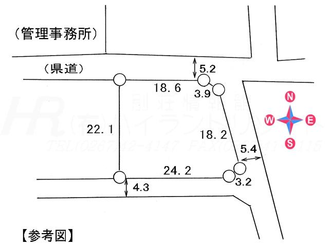 Compartment figure. Land price 6.4 million yen, Land area 528 sq m compartment view