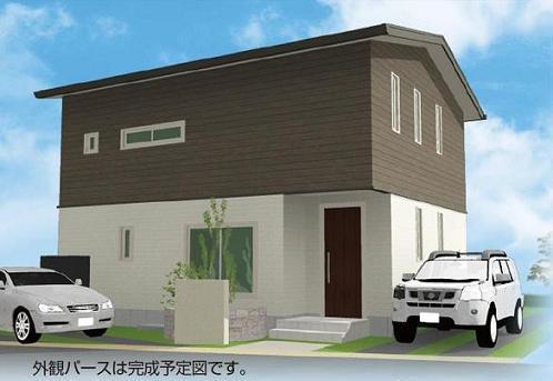 Rendering (appearance). Solar power generation system 3.36kW equipped. Equipped with a hot water floor heating in the LDK. Sekisui House of wooden house, "Sherwood" is suggestions, "Personal made-to-order Iori "is the abode of gently accompany the tree in mind and body. 