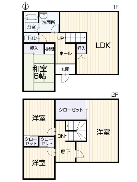 Floor plan. 15.8 million yen, 4LDK, Land area 187.35 sq m , Building area 117 sq m