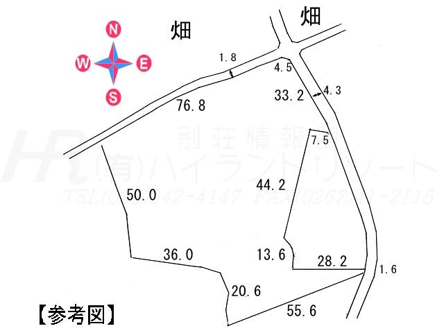 Compartment figure. Land price 61,640,000 yen, Land area 5,822.08 sq m compartment view