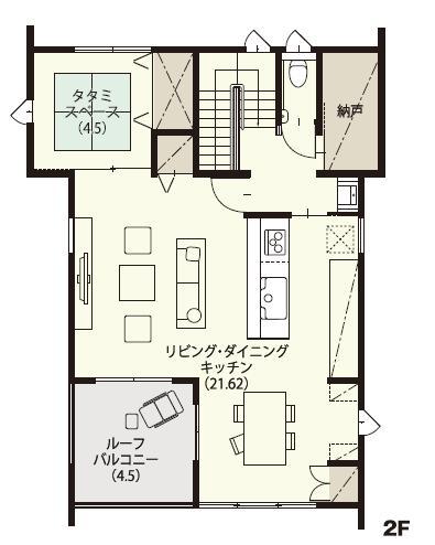 Floor plan. 42,800,000 yen, 4LDK + S (storeroom), Land area 195.88 sq m , Building area 127.11 sq m   ◆ Floor plan second floor ◆ 