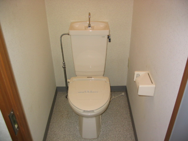 Toilet. It is heating toilet seat.