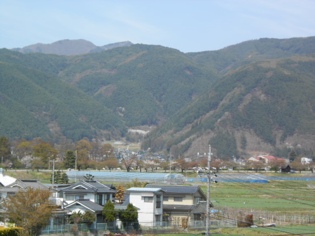 View. View from the balcony (southeast direction)