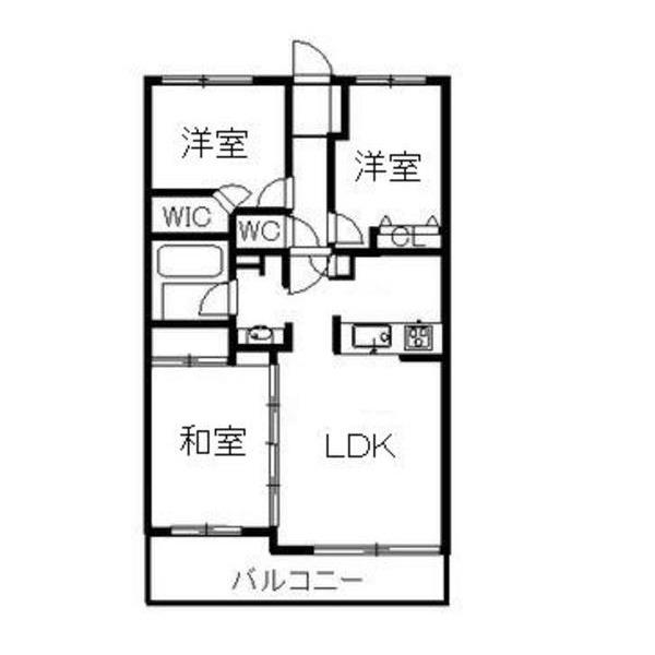Floor plan. 3LDK, Price 17 million yen, Occupied area 73.07 sq m , Balcony area 10.68 sq m