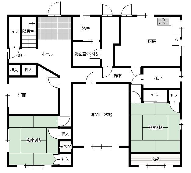 Floor plan. 17.8 million yen, 7DK + S (storeroom), Land area 342.77 sq m , Building area 433.71 sq m 2 floor of the reference floor plan. But we have shown the current state, There is a case where there is a different place.
