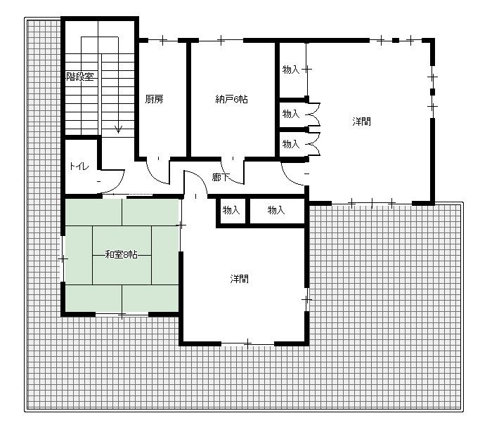 Floor plan. 17.8 million yen, 7DK + S (storeroom), Land area 342.77 sq m , Building area 433.71 sq m 3 floor reference floor plan. But we have shown the current state, There is a case where there is a different place.
